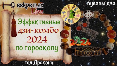 Дзи-комбо 2024 по гороскопу